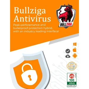 BullZIGA: Antivirus Software for Windows, Mac, Android, iOS (Key Card), 1 User