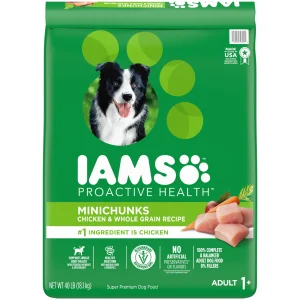 Iams Proactive Health Chicken And Whole Grains Flavor Dry Dog Food, 40 Lb Bag